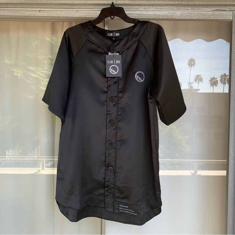 Club Bed CLINOMANIA BASEBALL JERSEY  BLACK